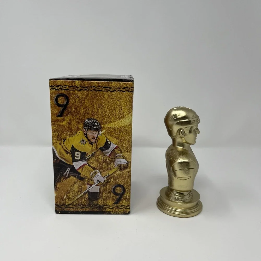 Jack Eichel Vegas Golden Knights NHL Bust Statue The Golden Age Brand New w Box!